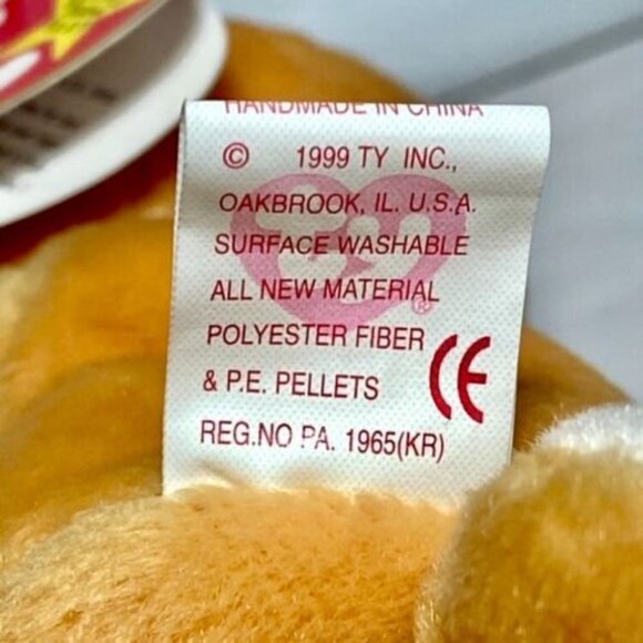 Ty Beanie Baby Original Hope The Praying Bear Retired 1998/1999 Tag Errors VHTF - Picture 11 of 12